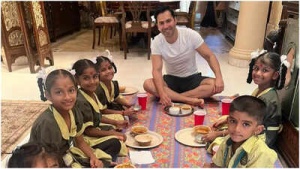 Varun Dhawan Celebrates Durga Ashtami with Children; Fans Laud Actor's Kindness