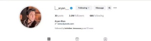 Aryan Khan Resurfaces on Instagram: Updates Profile After Directorial Debut Success