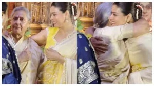 Jaya Bachchan and Kajol Share Heartwarming Embrace at Mumbai Durga Puja Pandal: Must-See Video