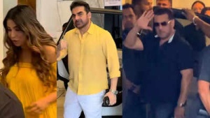 Arbaaz Khan and Wife Sshura Celebrate Baby Shower; Salman Khan Arrives with Tight Security