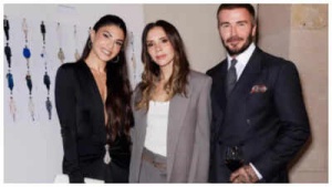 Jacqueline Fernandez Wows Victoria Beckham at Paris Fashion Week, Receives Warm Embrace From David Beckham: Watch the Viral Moment