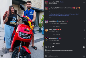 Rinku Singh's Heartwarming Gift: Asia Cup Hero Surprises Sister with Electric Scooter After Victory