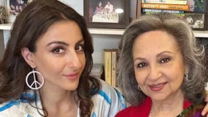 Sharmila Tagore, 80, Takes Motorcycle Taxi to Book Launch, Daughter Soha Ali Khan Amused