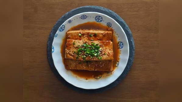 Healthy roasted sweet potato snack.