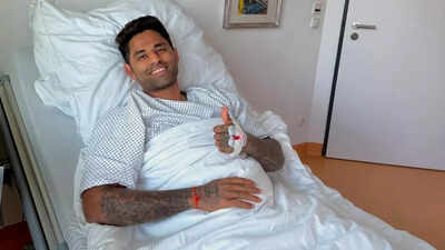 Suryakumar Yadav's post-surgery update on Instagram