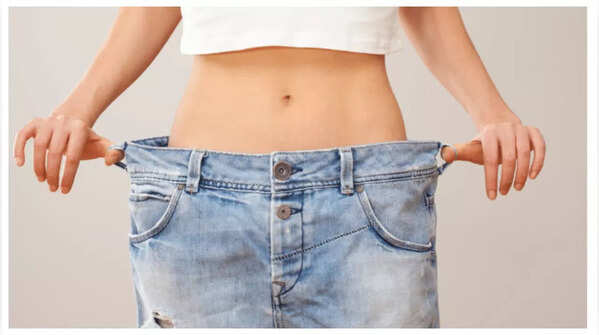 Scale showing a healthy weight.