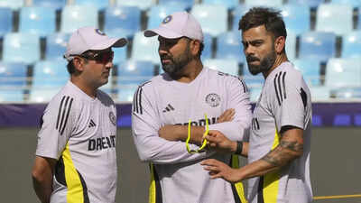 Rohit Sharma, Gautam Gambhir, and Virat Kohli