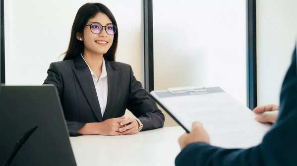 Thoughtful pause before answering an interview question