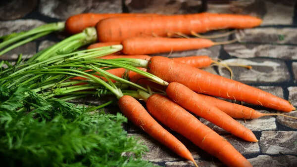 Fresh carrots as a great source of vitamin A