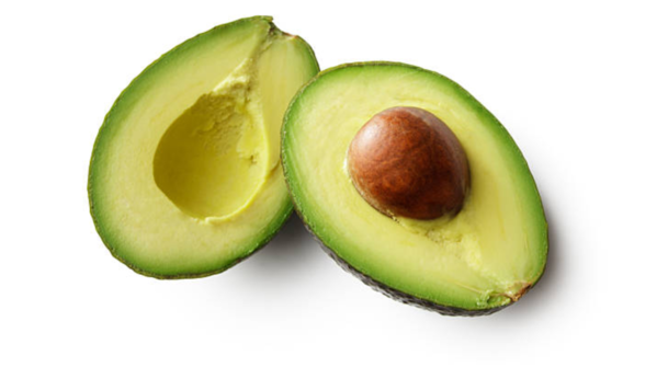 Avocado slices arranged to highlight their vibrant color and texture.