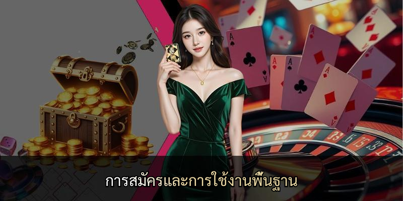การสมัครและการใช้งานพื้นฐาน
